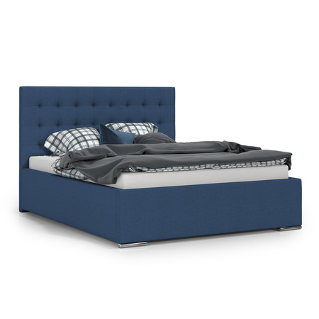 Čalouněná postel PRIMO 140x200 cm Modrá II KOLA