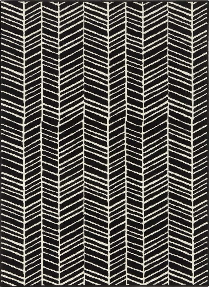 Černý koberec Ragami Velvet
