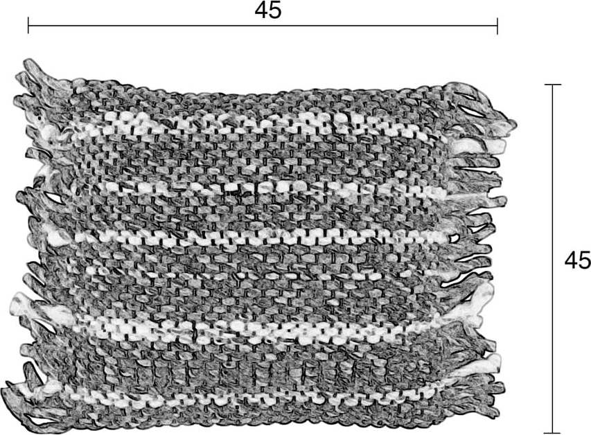 Dekorační polštář 45x45 cm Frills - Zuiver Zuiver