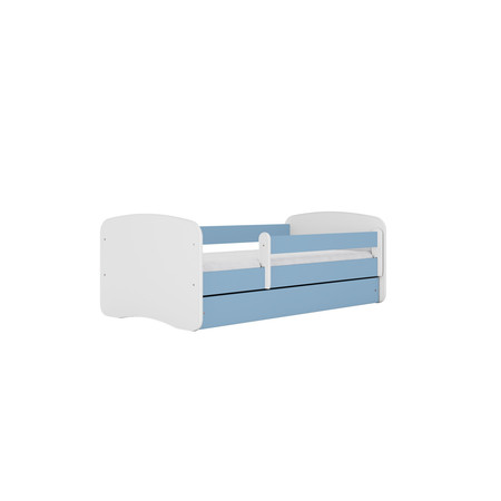 Dětská postel s úložným prostorem Babydream 80x160 cm Bílá + modrá Bez matrace Signal-nabytek
