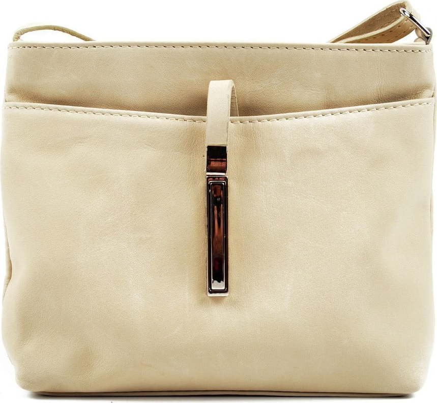 Kožená kabelka Roberta M. 241 Beige Roberta M