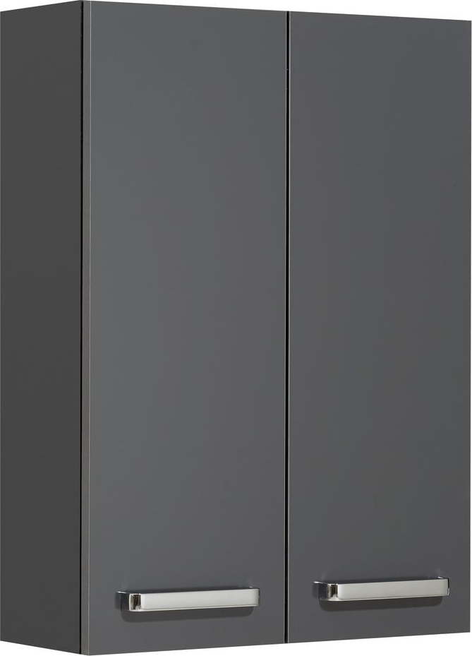 Tmavě šedá závěsná koupelnová skříňka 50x70 cm Set 311 - Pelipal Pelipal