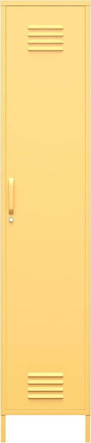 Žlutá kovová skříňka Novogratz Cache