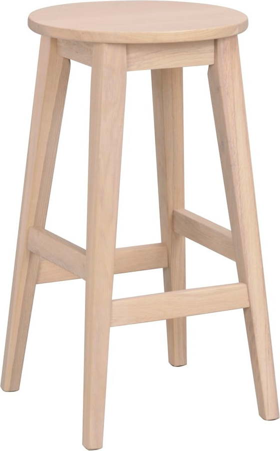 Barová židle z dubového dřeva v přírodní barvě 65 cm Austin - Rowico Rowico
