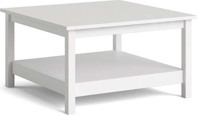 Bílý konferenční stolek 81x81 cm Madrid - Tvilum Tvilum