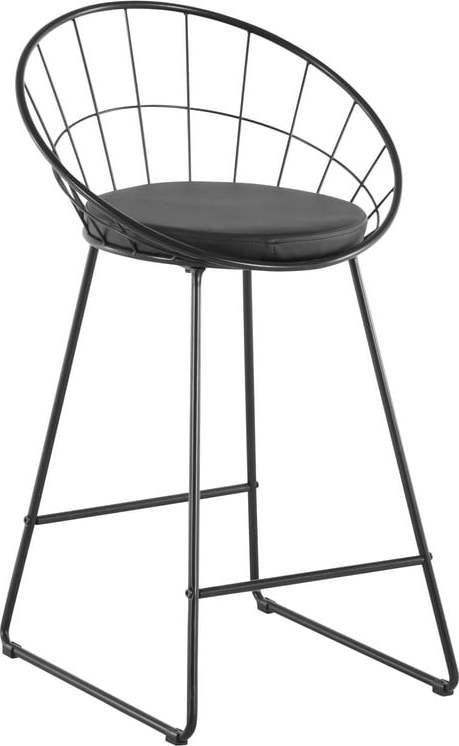 Černé barové židle v sadě 2 ks 88 cm Petra - Støraa Støraa