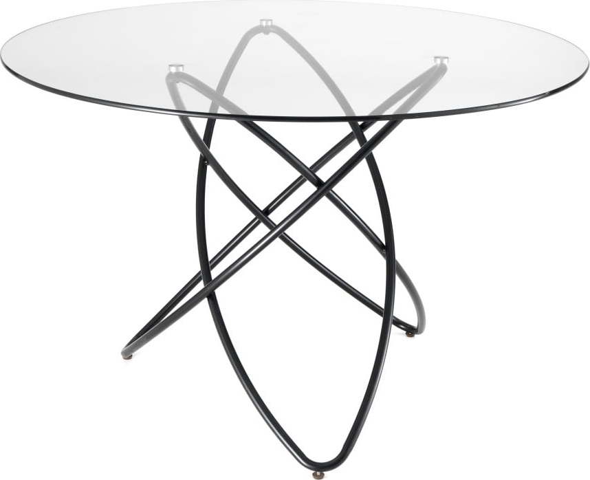 Jídelní stůl s deskou z tvrzeného skla Tomasucci Hula Hoop