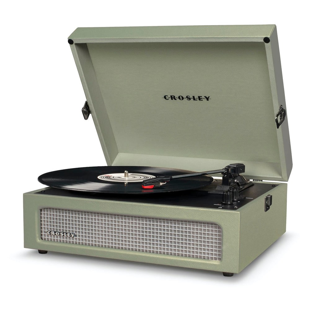 Zelený gramofon Crosley Voyager Sage Crosley