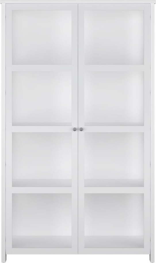 Bílá vitrína 124x210 cm Excellent - Tvilum Tvilum