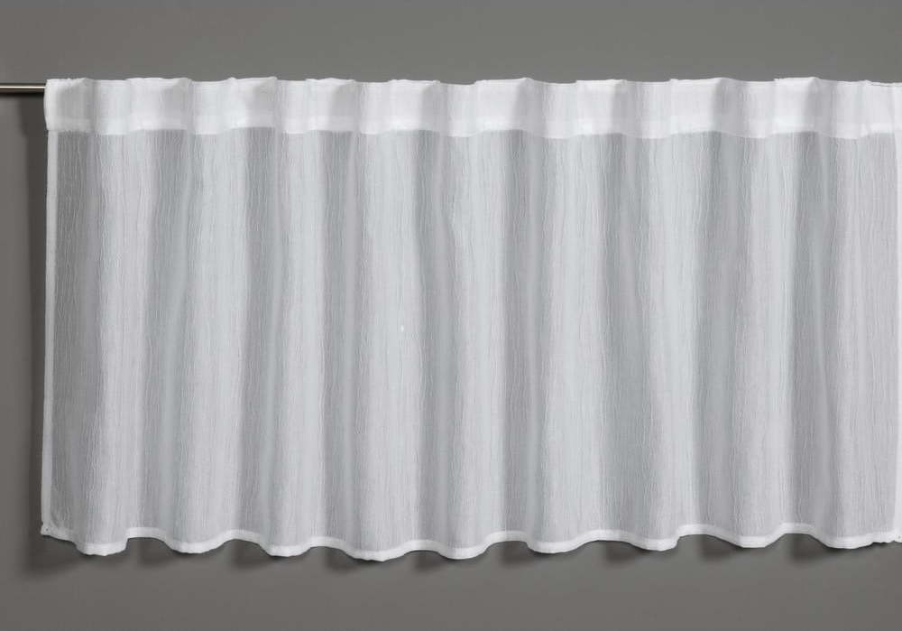 Bílá záclona 45x140 cm Jacquard-Voile - Gardinia Gardinia