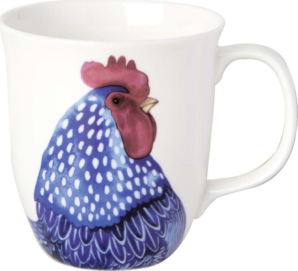 Porcelánový hrnek 375 ml Blue Plumage - IHR IHR