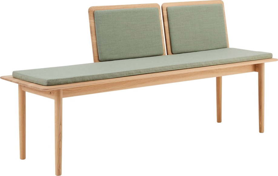 Světle zelená vlněná lavice Elba - Hammel Furniture Hammel Furniture