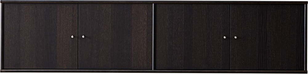 Tmavě hnědá nízká komoda v dekoru dubu 176x42 cm Mistral - Hammel Furniture Hammel Furniture