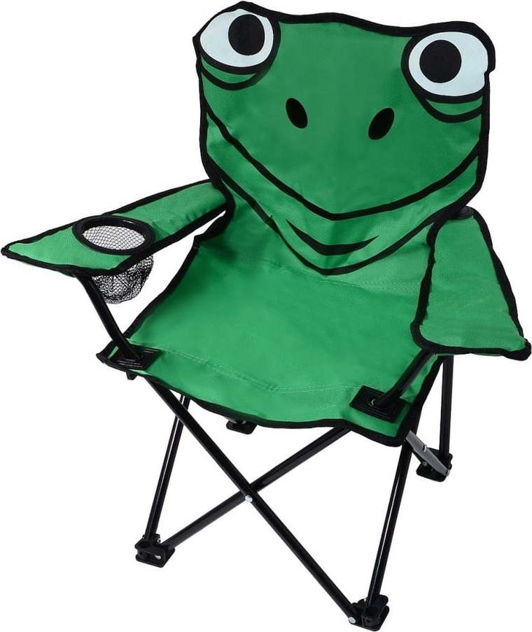 Zelená skládací kempingová židle Cattara Frog Cattara