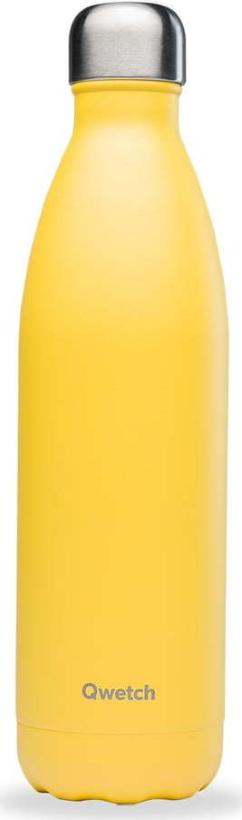 Žlutá cestovní nerezová lahev 750 ml Pop - Qwetch Qwetch