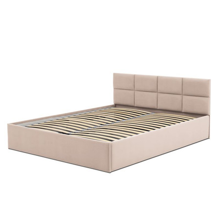 Čalouněná postel MONOS bez matrace rozměr 140x200 cm Béžová SG-nábytek