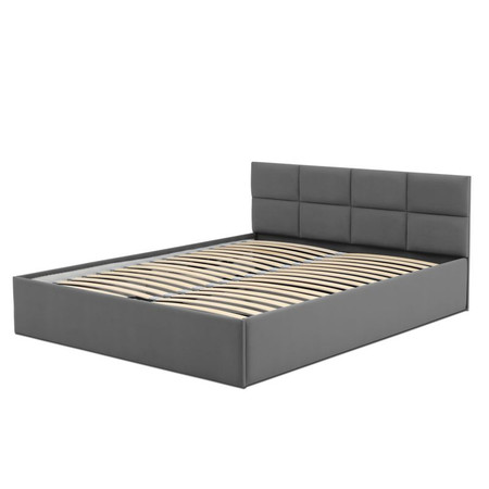 Čalouněná postel MONOS bez matrace rozměr 140x200 cm Tmavě šedá SG-nábytek