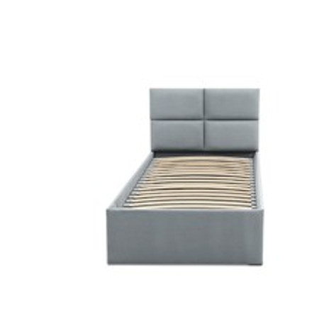 Čalouněná postel MONOS bez matrace rozměr 90x200 cm Světle šedá SG-nábytek