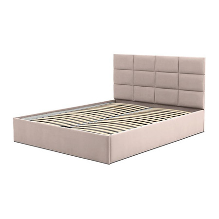 Čalouněná postel TORES bez matrace rozměr 140x200 cm Béžová SG-nábytek