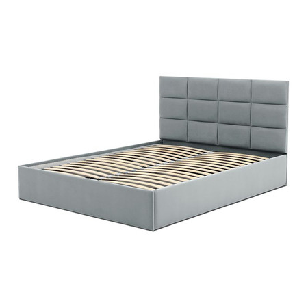 Čalouněná postel TORES bez matrace rozměr 140x200 cm Světle šedá SG-nábytek