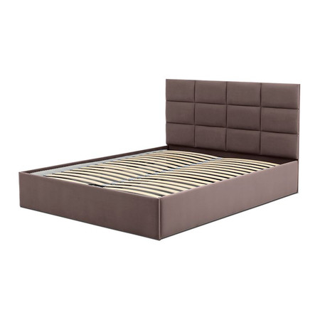 Čalouněná postel TORES bez matrace rozměr 160x200 cm Kakao SG-nábytek