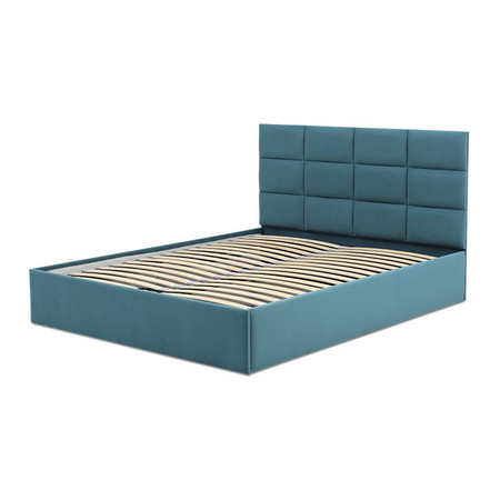 Čalouněná postel TORES bez matrace rozměr 180x200 cm Tyrkysová SG-nábytek
