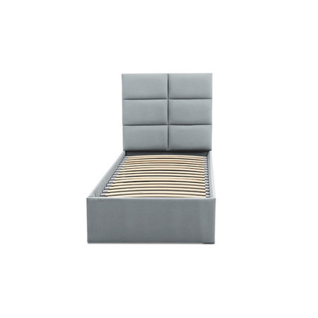 Čalouněná postel TORES bez matrace rozměr 90x200 cm Světle šedá SG-nábytek