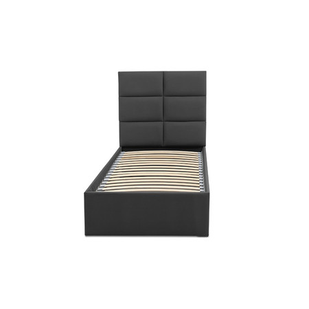 Čalouněná postel TORES bez matrace rozměr 90x200 cm Tmavě šedá SG-nábytek