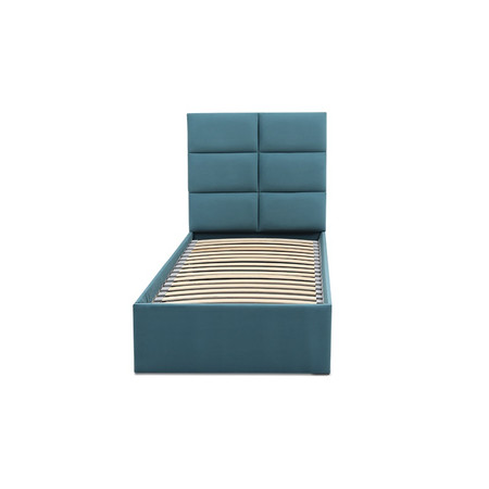 Čalouněná postel TORES bez matrace rozměr 90x200 cm Tyrkysová SG-nábytek
