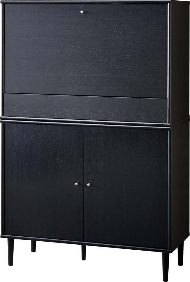 Černá vinotéka v dekoru jasanu 89x136 cm Mistral - Hammel Furniture Hammel Furniture