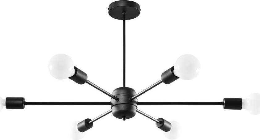 Černé závěsné svítidlo 86.5x68 cm Benedett - Nice Lamps Nice Lamps