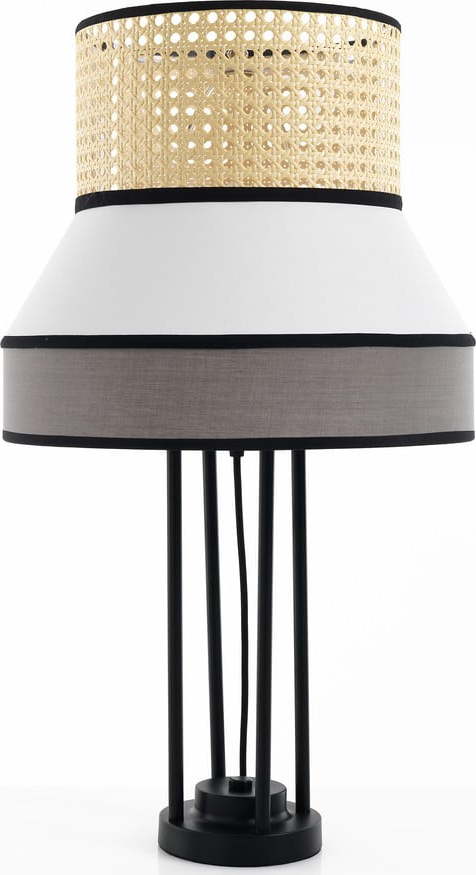 Černo-šedá stolní lampa 62 cm Wien - Tomasucci Tomasucci