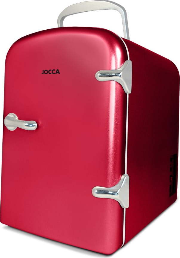 Červená přenosná mini lednička JOCCA Mini