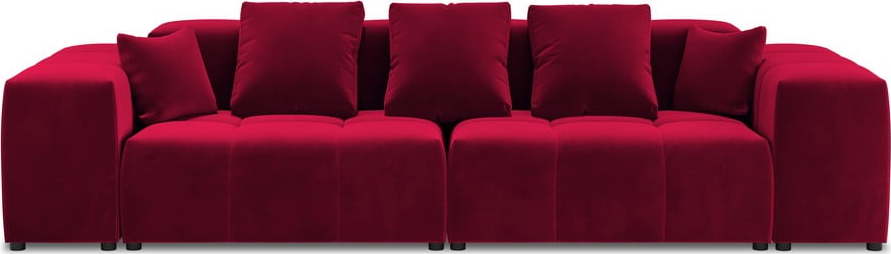 Červená sametová pohovka 320 cm Rome Velvet - Cosmopolitan Design Cosmopolitan design
