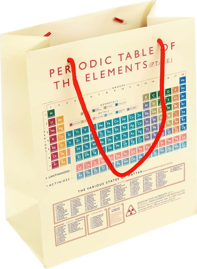 Dárková taška 19x23 cm Periodic Table – Rex London Rex London