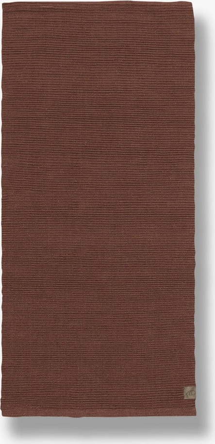 Hnědý jutový koberec běhoun 75x245 cm Ribbon – Mette Ditmer Denmark Mette Ditmer Denmark