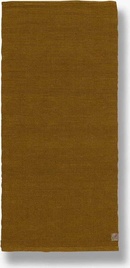 Jutový koberec běhoun v cihlové barvě 75x245 cm Ribbon – Mette Ditmer Denmark Mette Ditmer Denmark