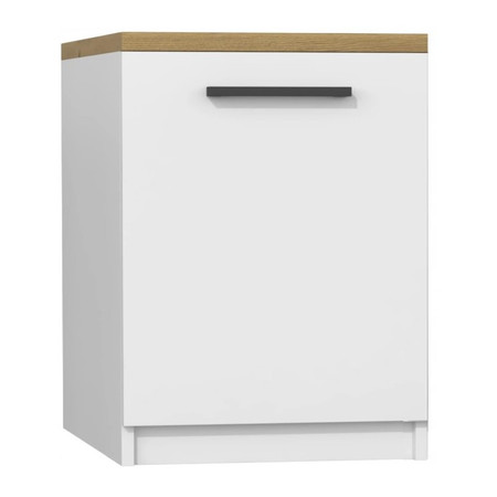 Kuchyňská skříňka s pracovní plochou 60 cm - bílá/dub artisan TOP Nábytek
