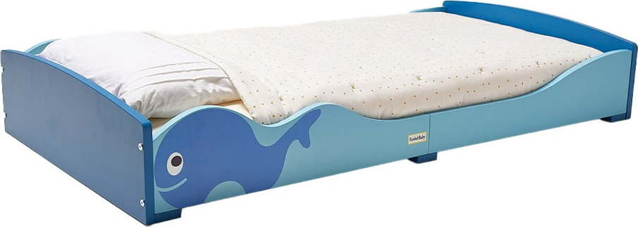 Modrá dětská postel 70x140 cm Whale - Rocket Baby Rocket Baby