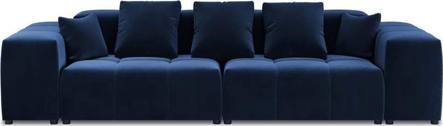 Modrá sametová pohovka 320 cm Rome Velvet - Cosmopolitan Design Cosmopolitan design