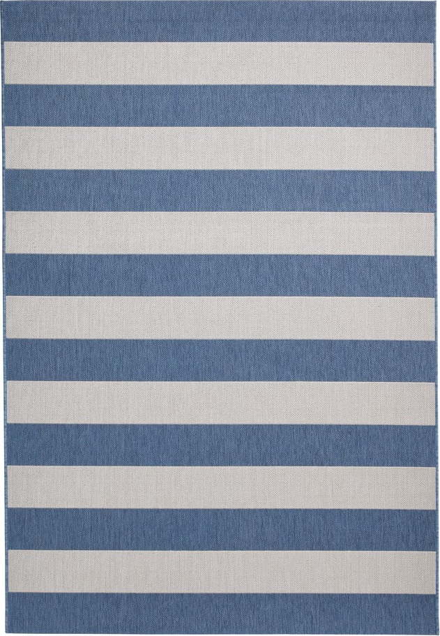 Modrý/béžový venkovní koberec 170x120 cm Santa Monica - Think Rugs Think Rugs