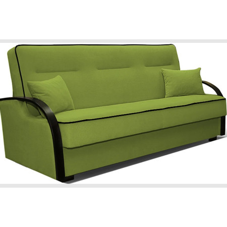 Rozkládací pohovka + křeslo 131 ELLA Zelená+černá SG-nábytek