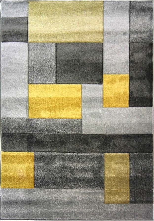 Šedo-žlutý koberec Flair Rugs Cosmos