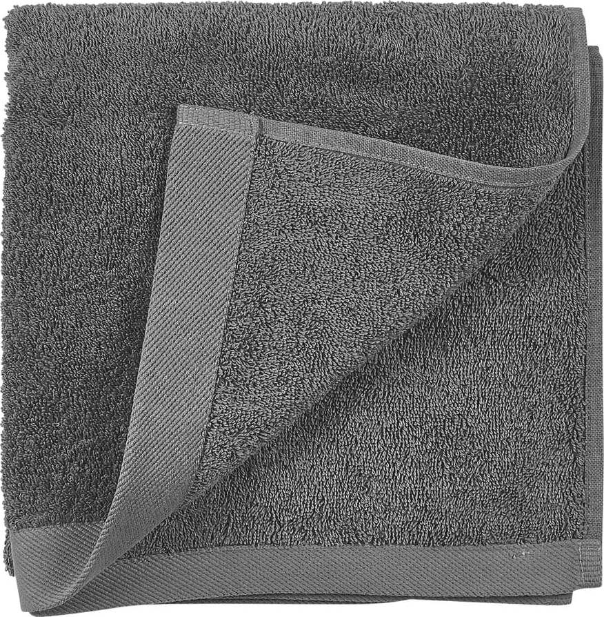 Šedý ručník z bio bavlny 50x100 cm Comfort – Södahl Södahl