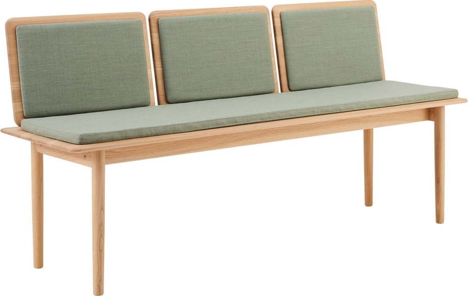 Světle zelená vlněná lavice Elba - Hammel Furniture Hammel Furniture