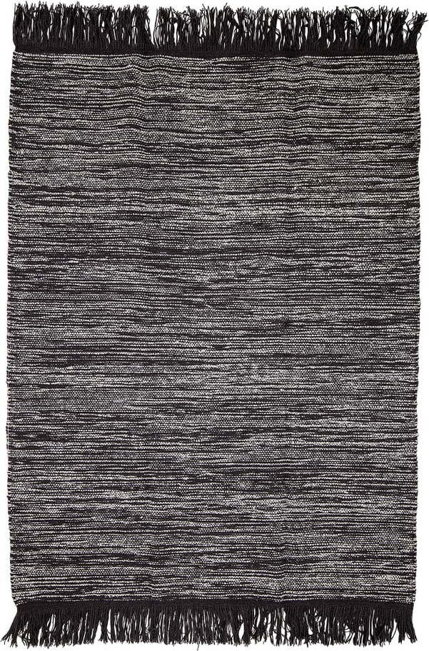 Tmavě šedý vlněný koberec Bloomingville Rust