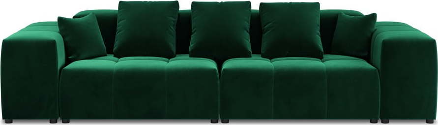 Zelená sametová pohovka 320 cm Rome Velvet - Cosmopolitan Design Cosmopolitan design