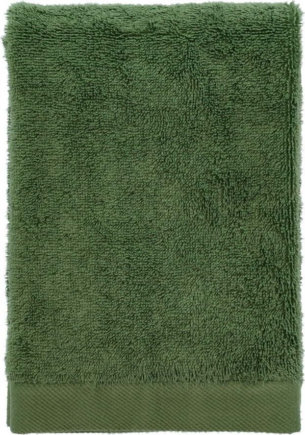 Zelený ručník z bio bavlny 50x100 cm Comfort Organic – Södahl Södahl