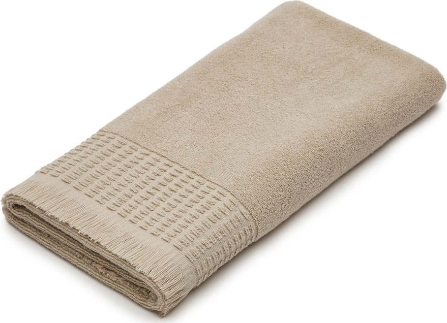 Béžový bavlněný ručník 70x140 cm Veta – Kave Home Kave Home
