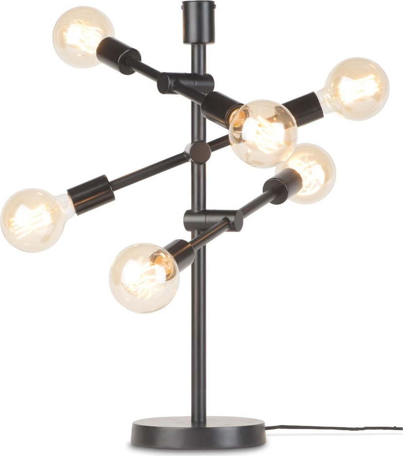 Černá stolní lampa s kovovým stínidlem (výška 64 cm) Nashville – it's about RoMi IT´S ABOUT RoMi